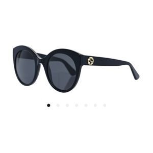 Gucci Round GG Sunglasses GG028S Black